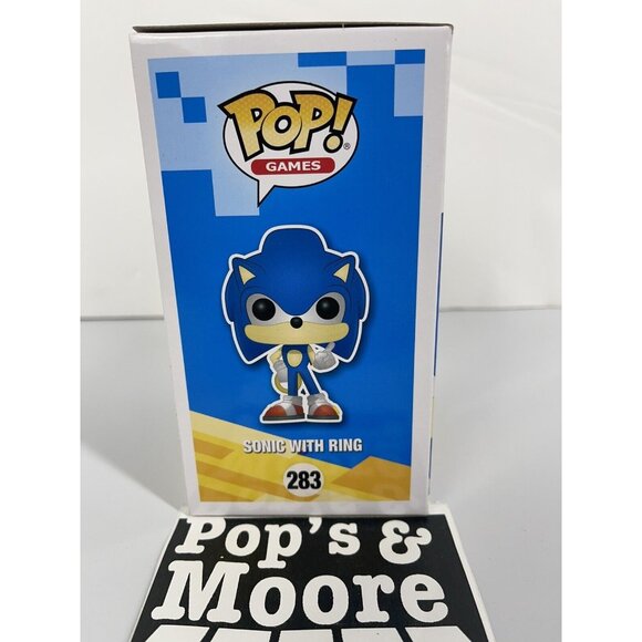 Funko Pop! Sonic The Hedgehog: Sonic With Ring 283 Vinyl Figure Brand New - Picture 5 of 7